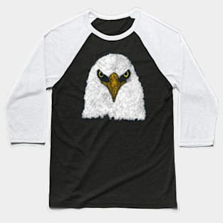 Lone Eagle on Back Baseball T-Shirt